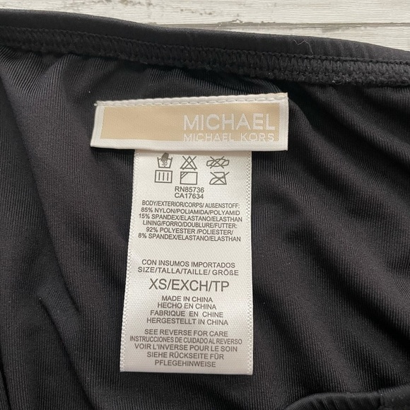 MICHAEL KORS Women's Stretch Logo-Ring Full Coverage Bikini Swimsuit Bottom slim - Picture 4 of 7